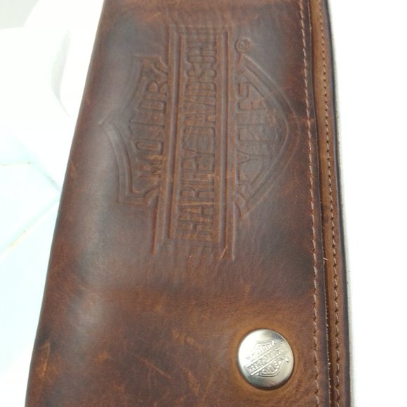 HARLEY-DAVIDSON LEATHER WALLET - Picture 2 of 10
